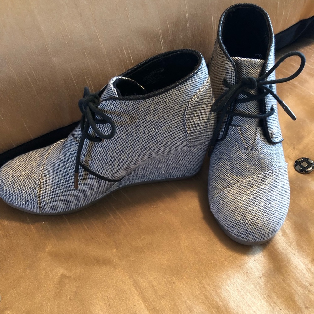 Toms wedge mini boot